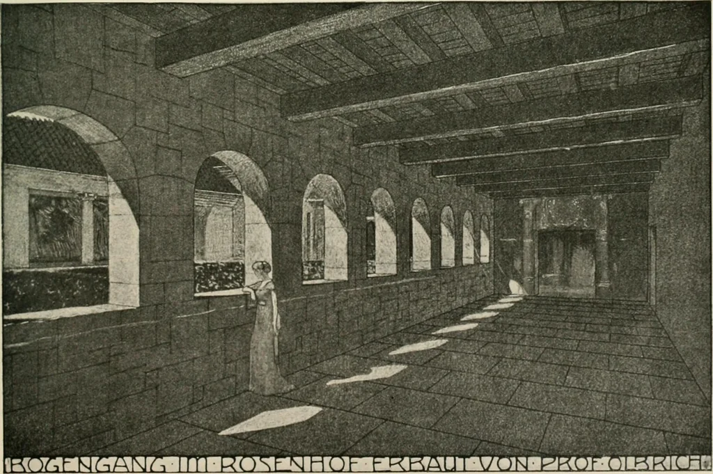 An illustration from Die Gartenkunst, 1899, leaf 100