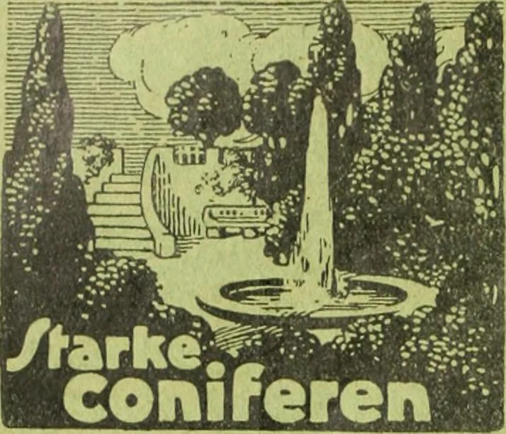 An illustration from Die Gartenkunst, 1899, leaf 109