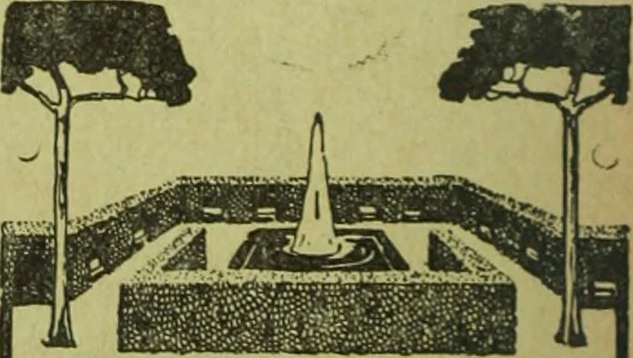 An illustration from Die Gartenkunst, 1899, leaf 11