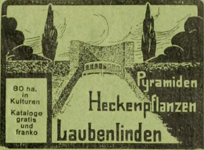 An illustration from Die Gartenkunst, 1899, leaf 112