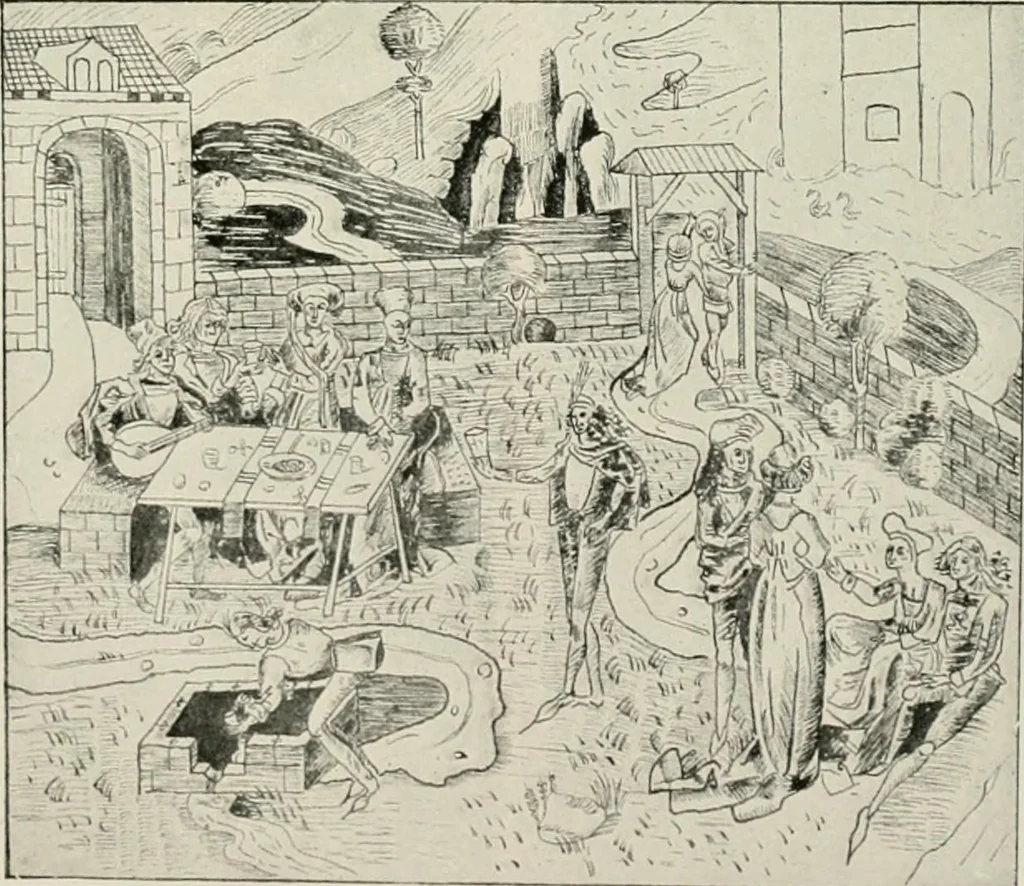 An illustration from Die Gartenkunst, 1899, leaf 122