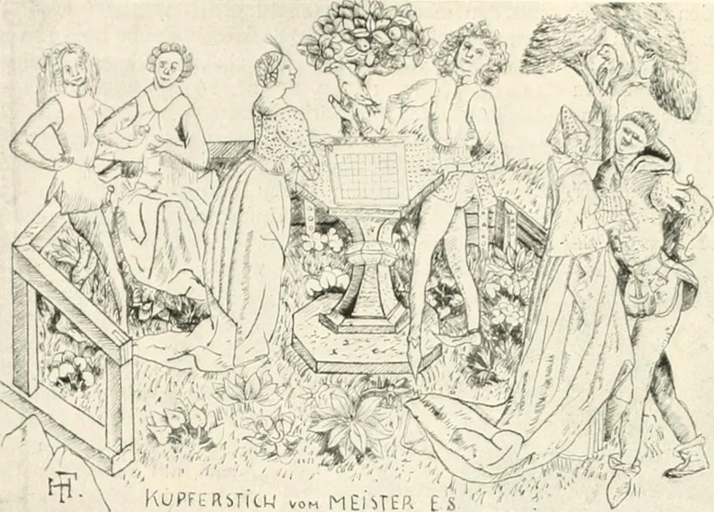 An illustration from Die Gartenkunst, 1899, leaf 125