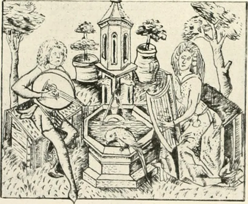 An illustration from Die Gartenkunst, 1899, leaf 125