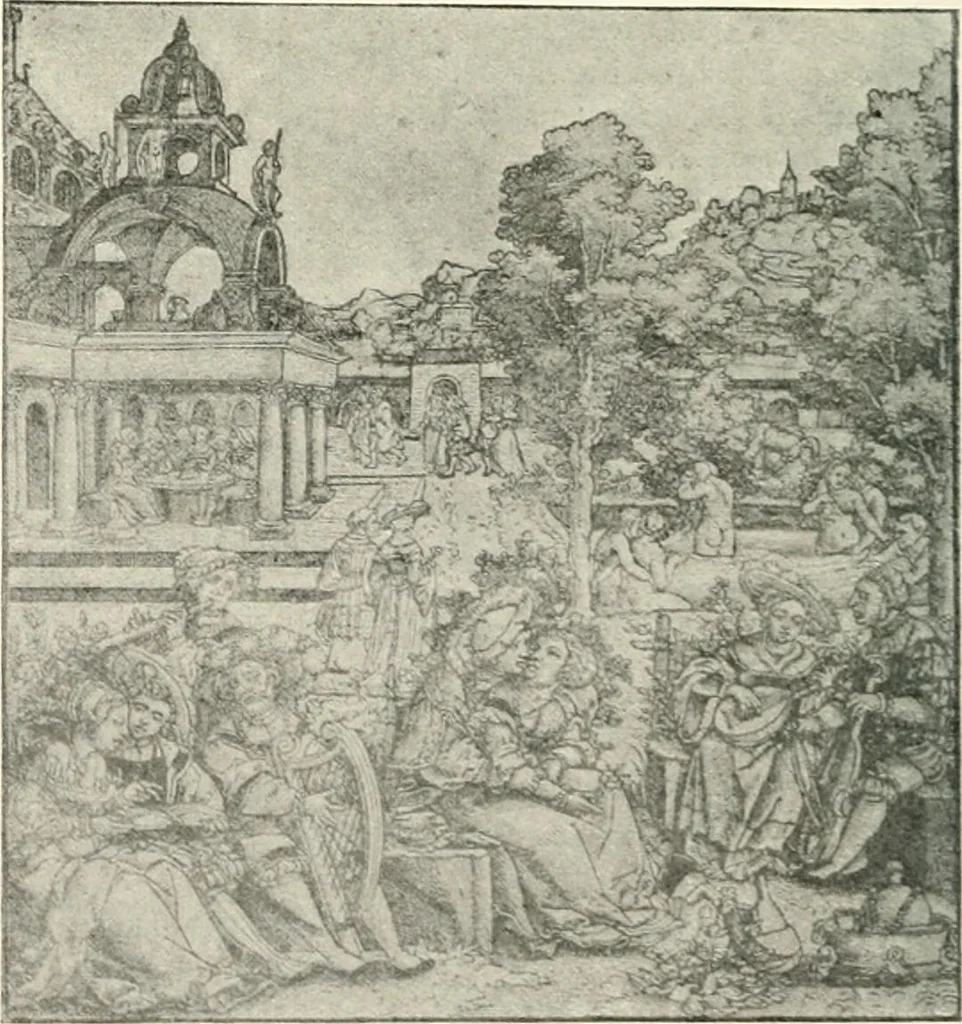 An illustration from Die Gartenkunst, 1899, leaf 125