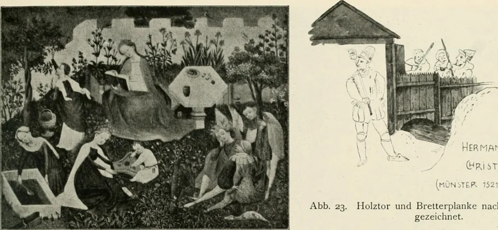 An illustration from Die Gartenkunst, 1899, leaf 126