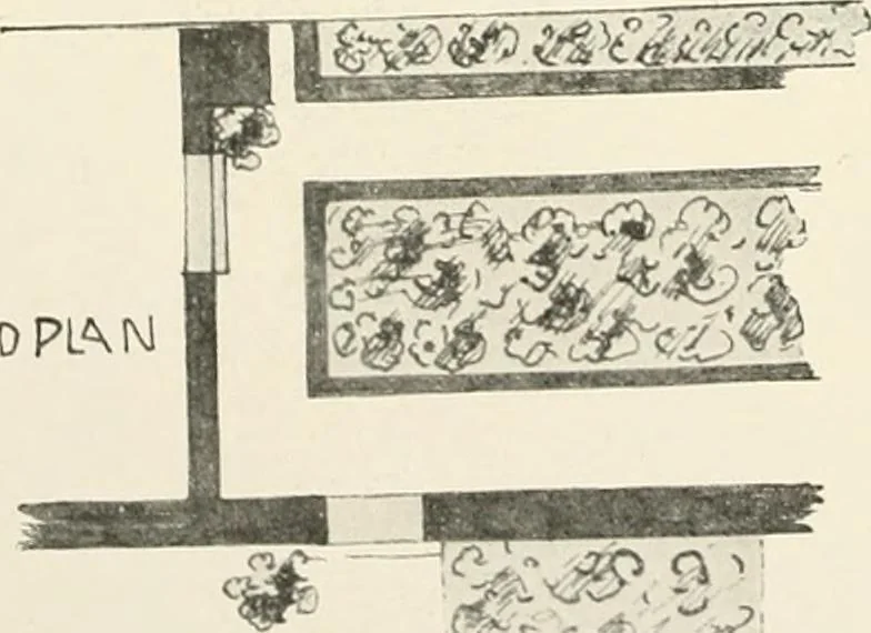 An illustration from Die Gartenkunst, 1899, leaf 127