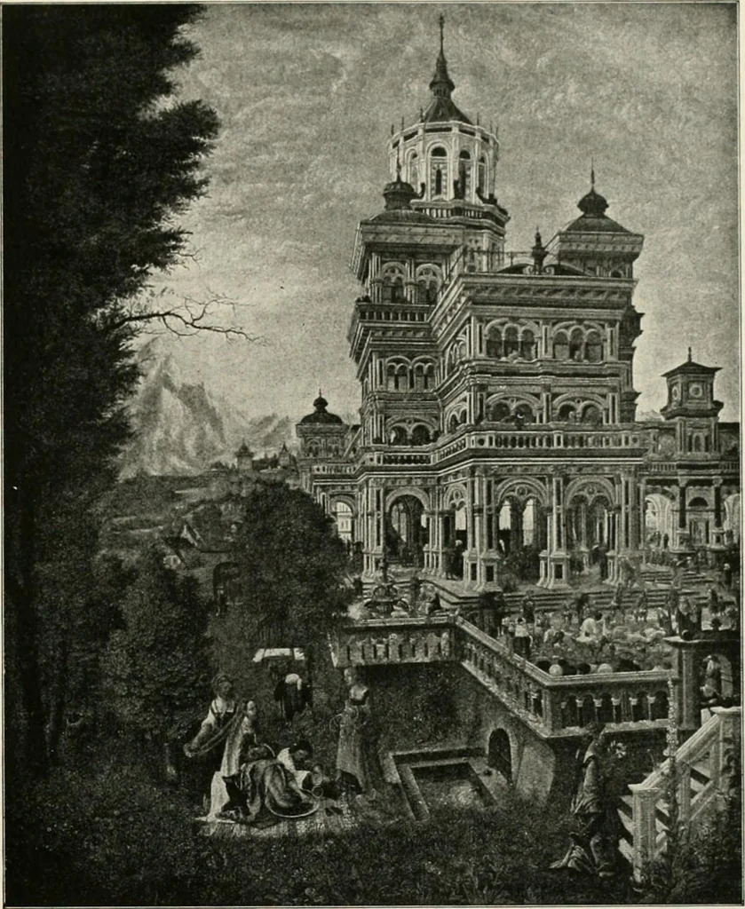 An illustration from Die Gartenkunst, 1899, leaf 130