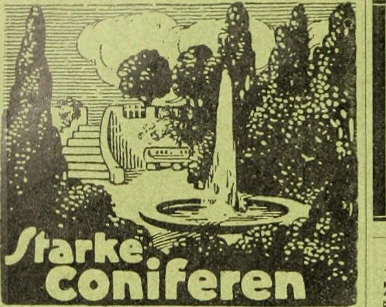 An illustration from Die Gartenkunst, 1899, leaf 137