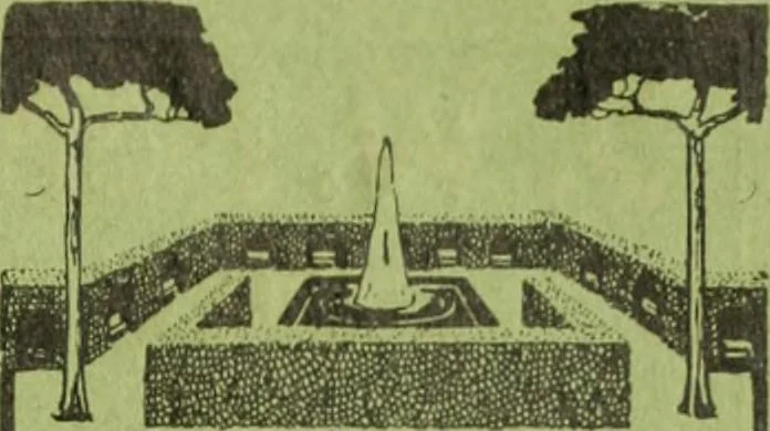 An illustration from Die Gartenkunst, 1899, leaf 140