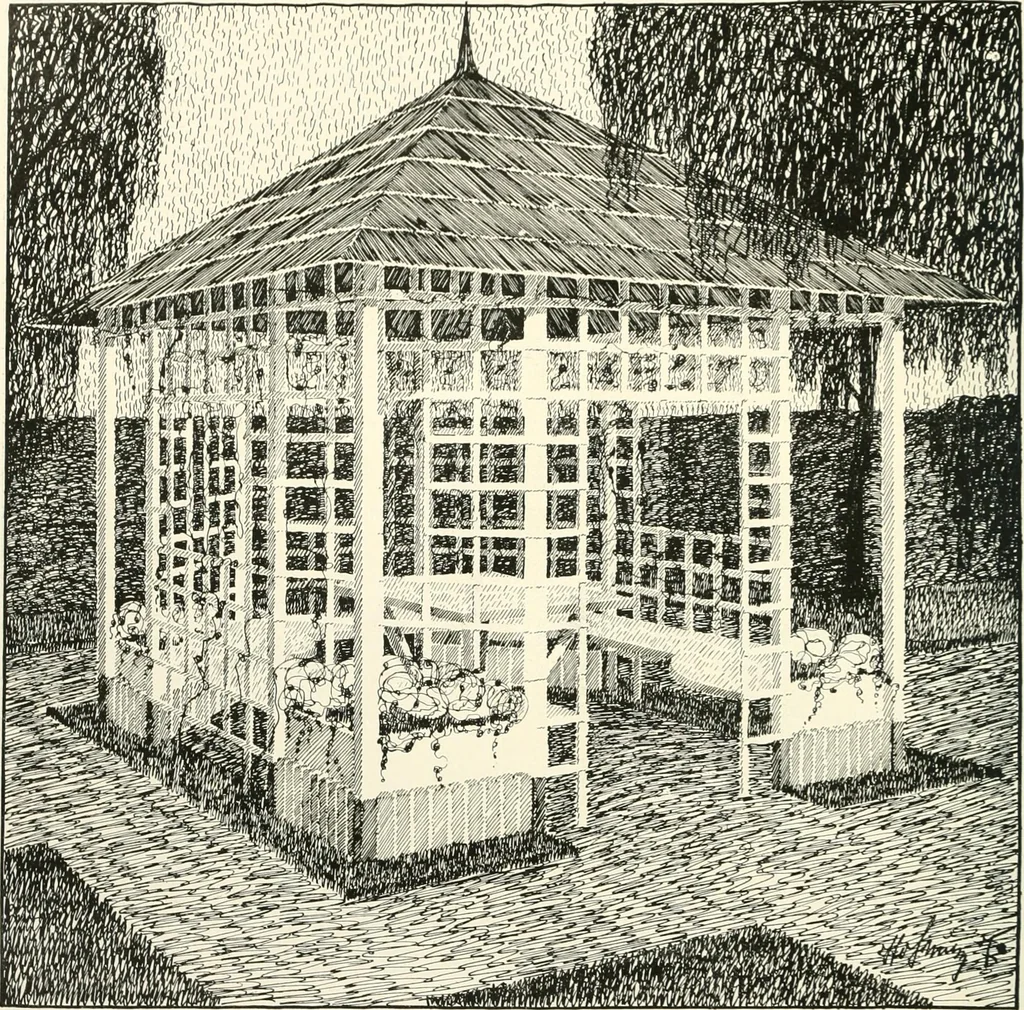 An illustration from Die Gartenkunst, 1899, leaf 147