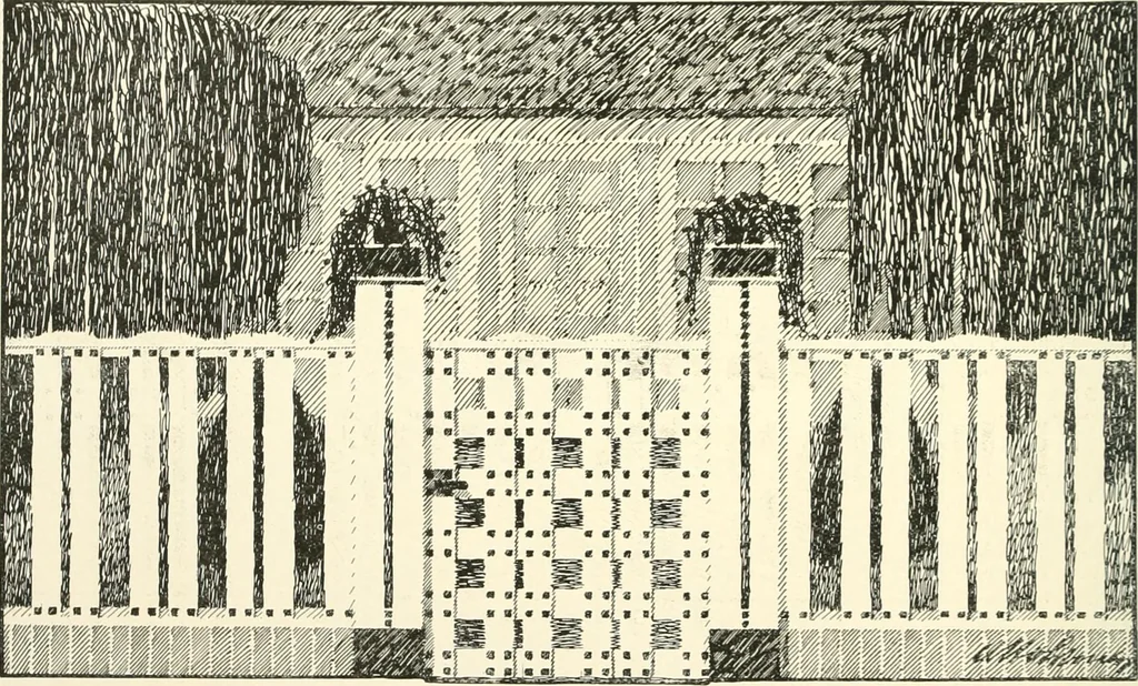 An illustration from Die Gartenkunst, 1899, leaf 149