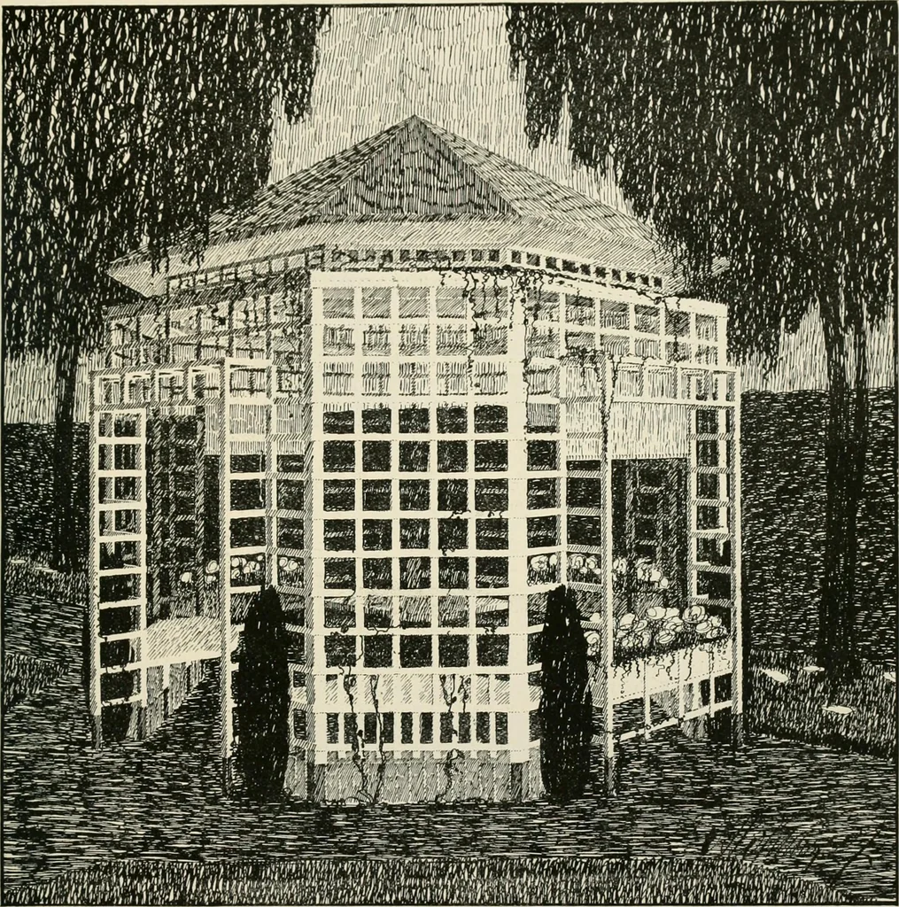An illustration from Die Gartenkunst, 1899, leaf 154