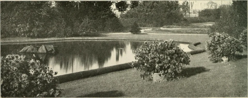 An illustration from Die Gartenkunst, 1899, leaf 157