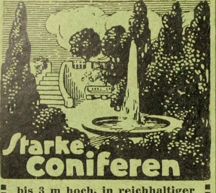 An illustration from Die Gartenkunst, 1899, leaf 167