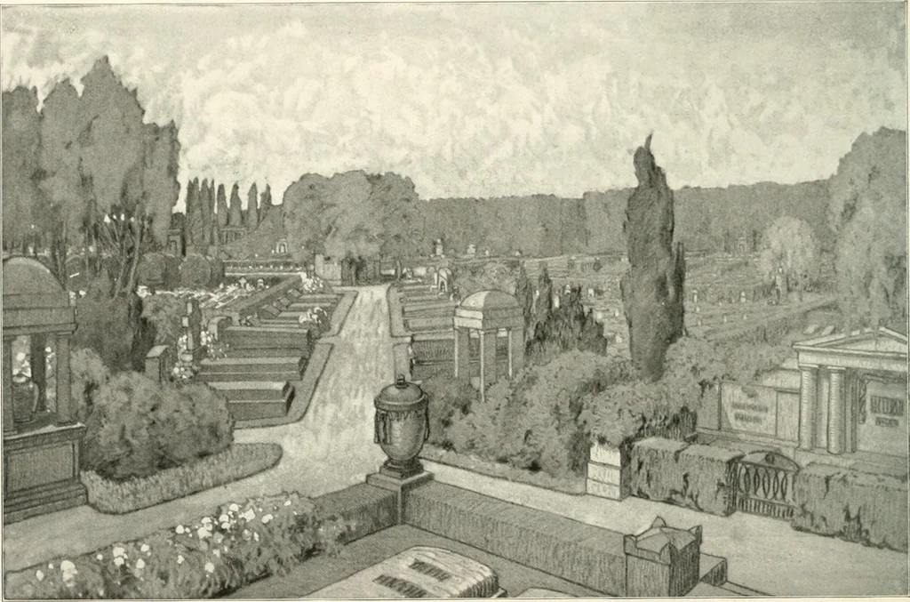 An illustration from Die Gartenkunst, 1899, leaf 179