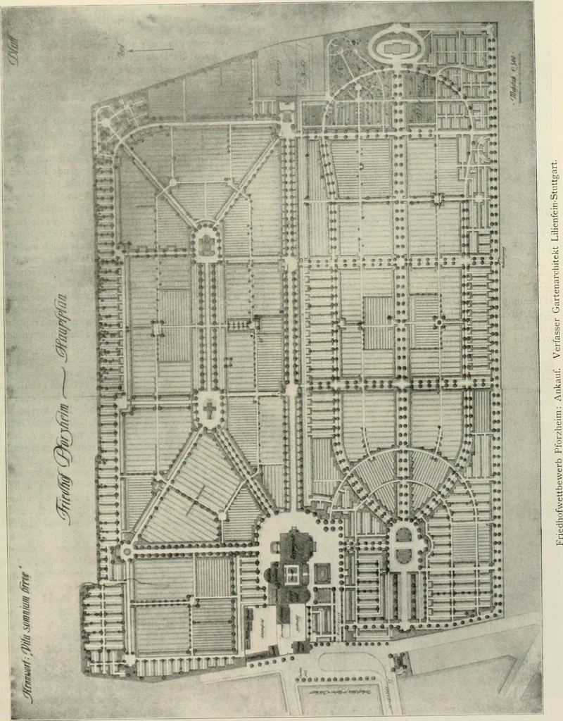 An illustration from Die Gartenkunst, 1899, leaf 180
