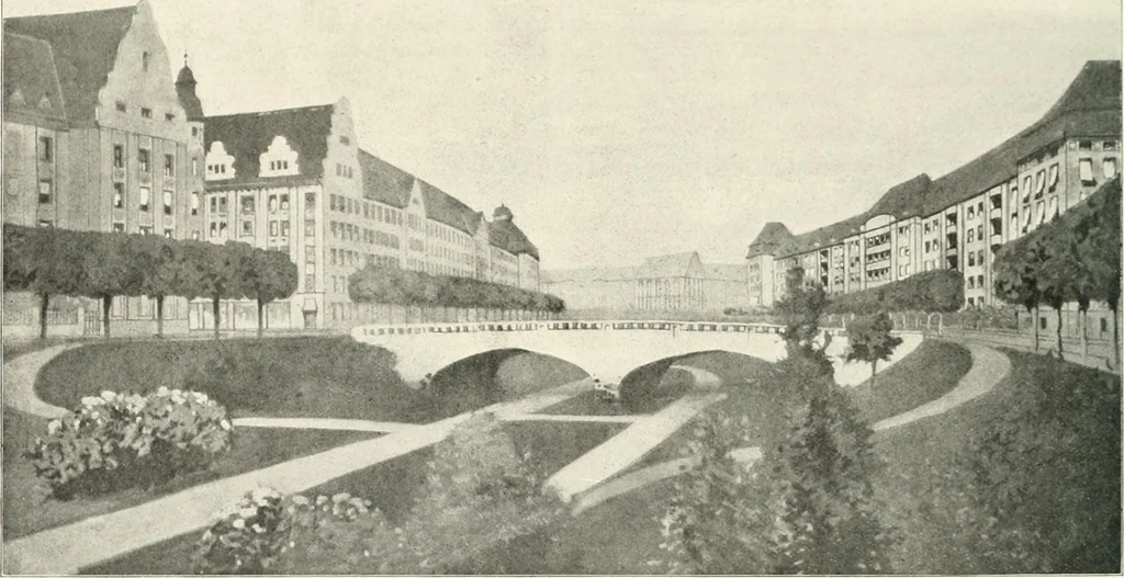 An illustration from Die Gartenkunst, 1899, leaf 19