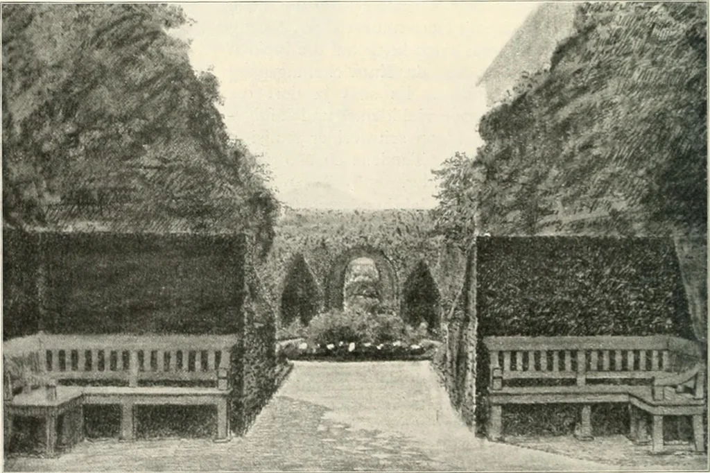 An illustration from Die Gartenkunst, 1899, leaf 201