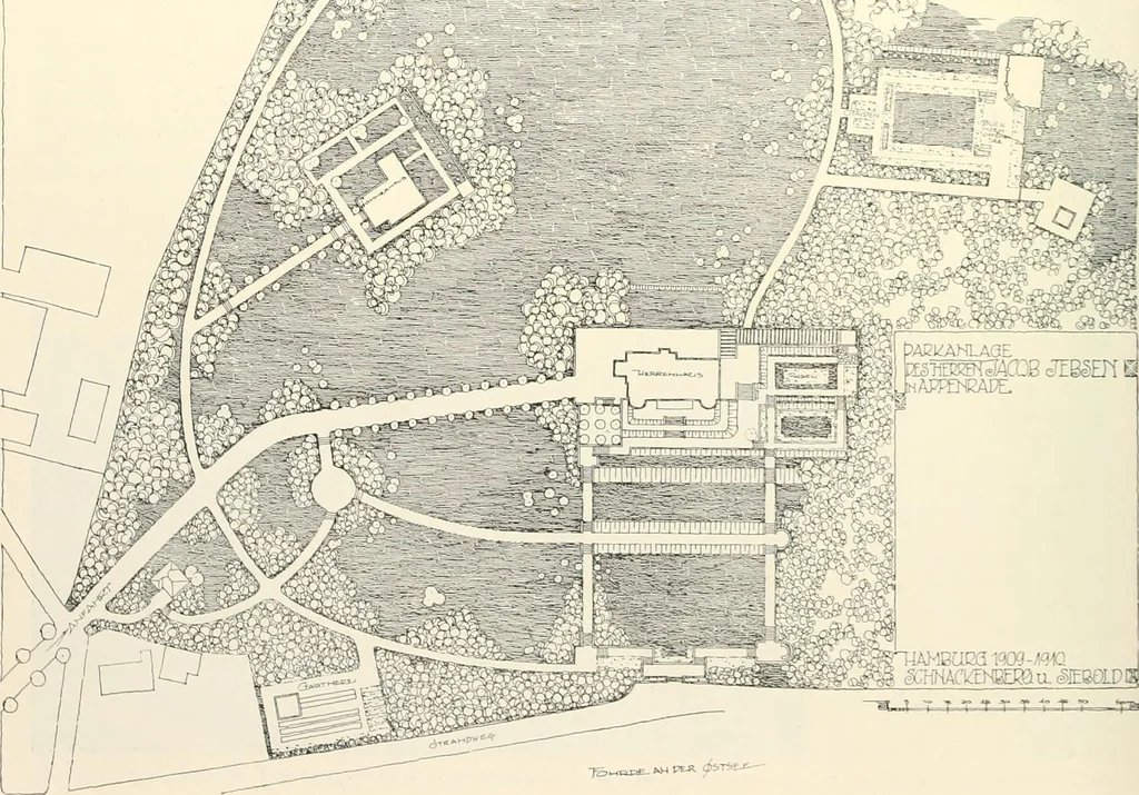 An illustration from Die Gartenkunst, 1899, leaf 203
