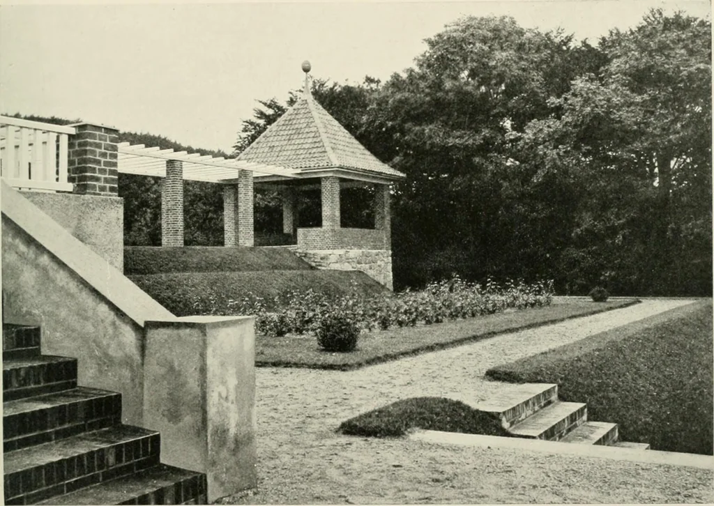 An illustration from Die Gartenkunst, 1899, leaf 206
