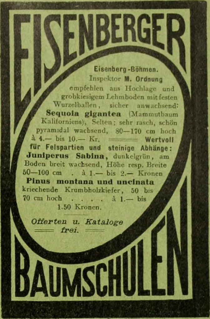 An illustration from Die Gartenkunst, 1899, leaf 214