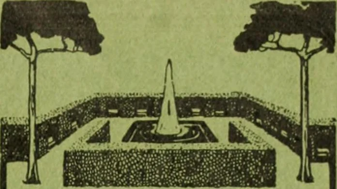 An illustration from Die Gartenkunst, 1899, leaf 216