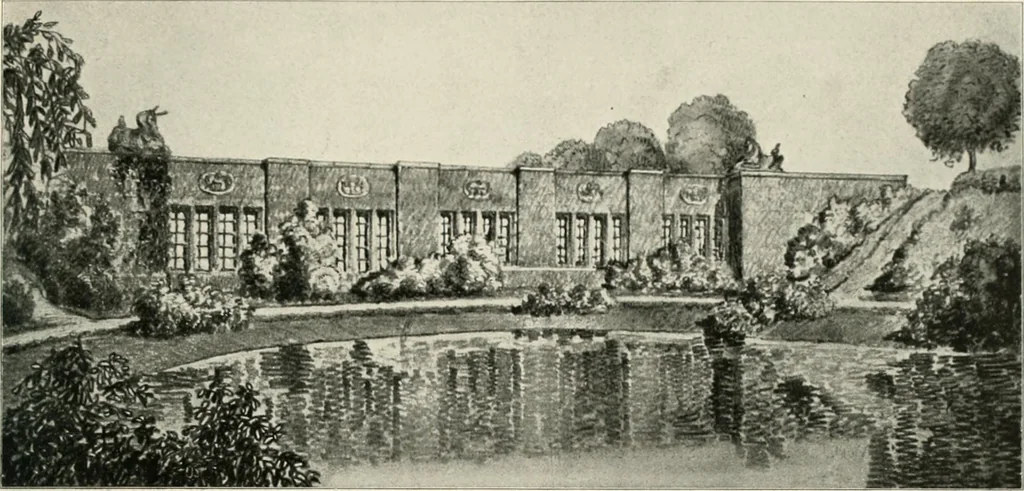 An illustration from Die Gartenkunst, 1899, leaf 22