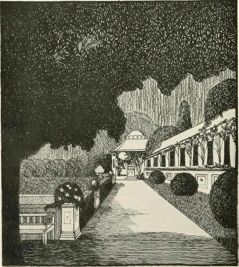 An illustration from Die Gartenkunst, 1899, leaf 265
