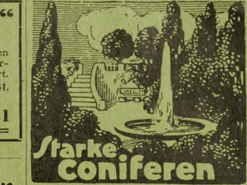An illustration from Die Gartenkunst, 1899, leaf 274