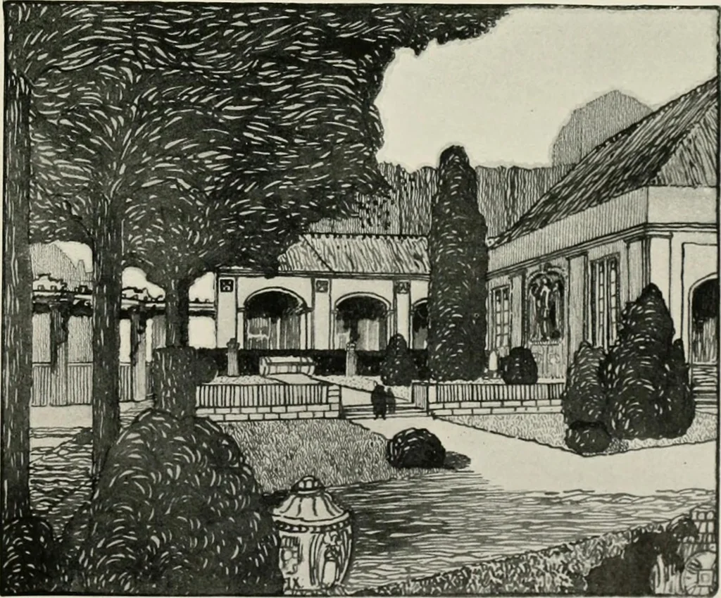 An illustration from Die Gartenkunst, 1899, leaf 288