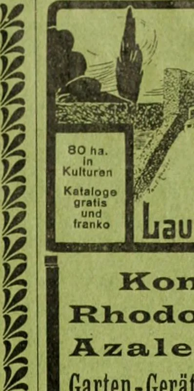 An illustration from Die Gartenkunst, 1899, leaf 294