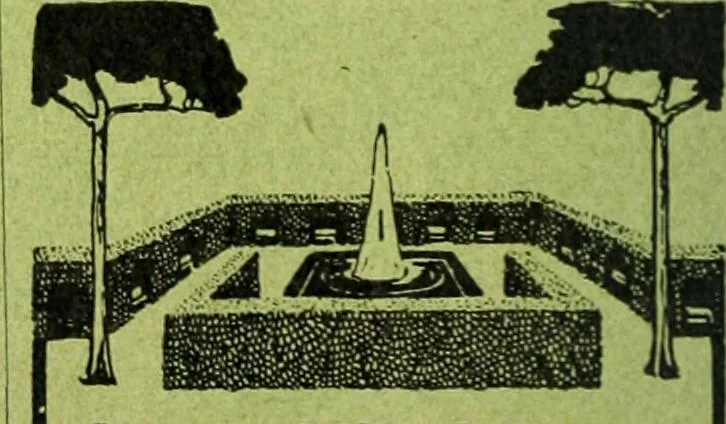 An illustration from Die Gartenkunst, 1899, leaf 299