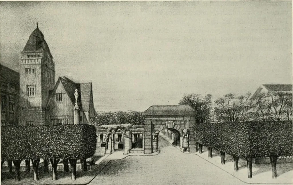 An illustration from Die Gartenkunst, 1899, leaf 304