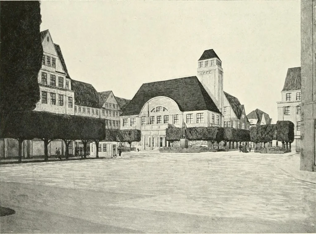 An illustration from Die Gartenkunst, 1899, leaf 323