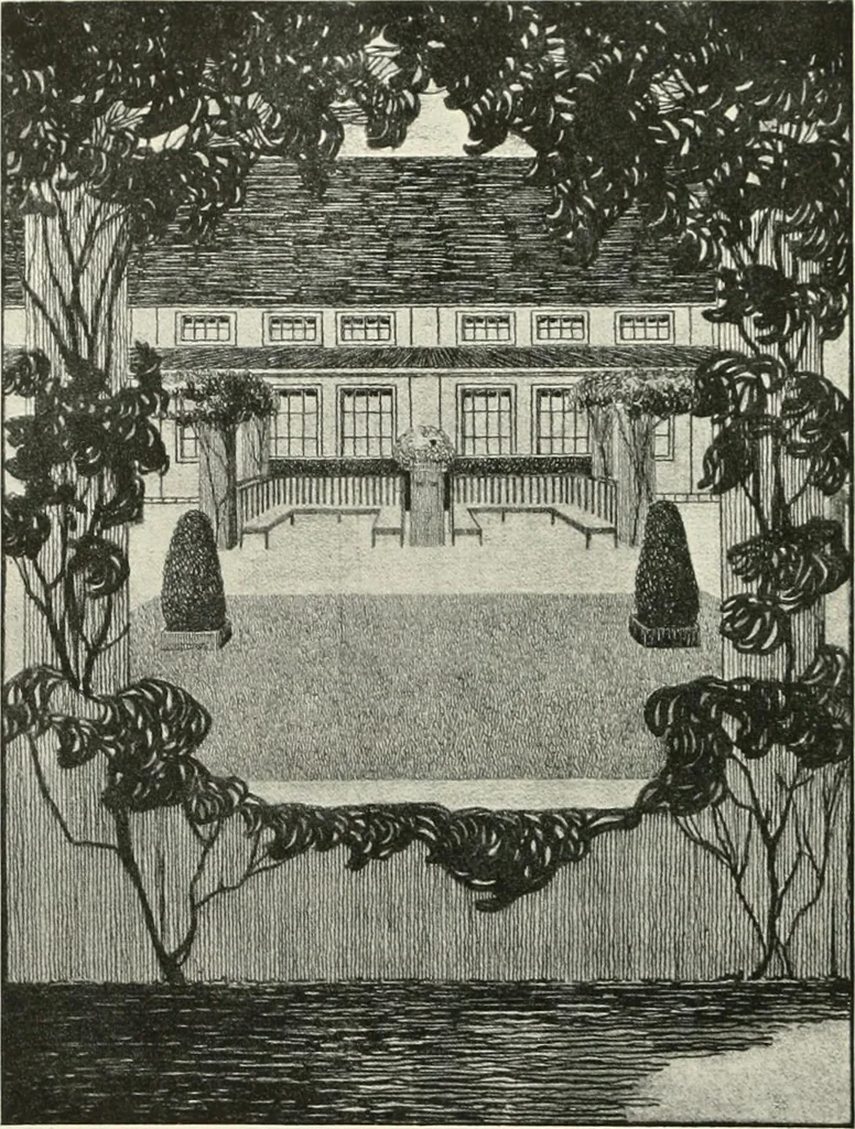 An illustration from Die Gartenkunst, 1899, leaf 331