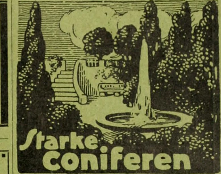 An illustration from Die Gartenkunst, 1899, leaf 334