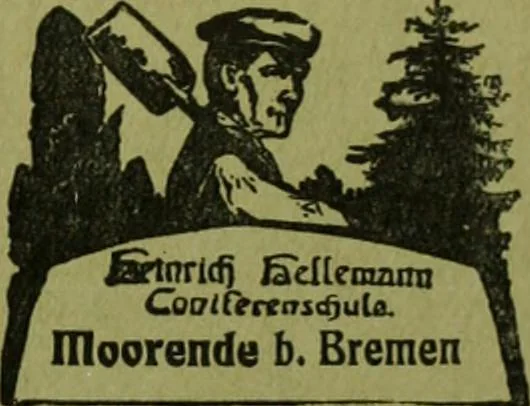 An illustration from Die Gartenkunst, 1899, leaf 34