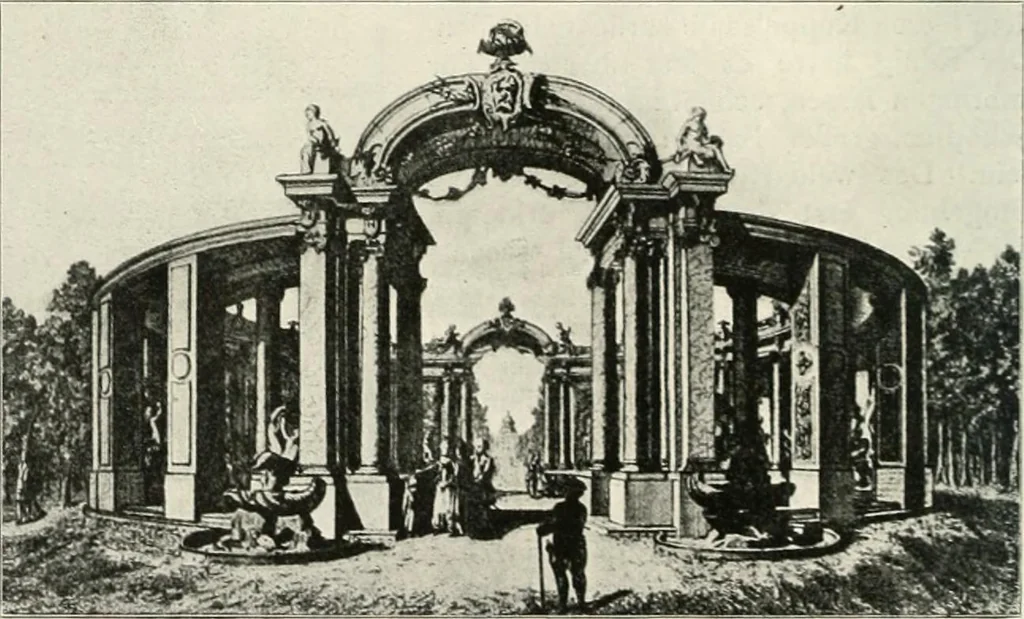 An illustration from Die Gartenkunst, 1899, leaf 345