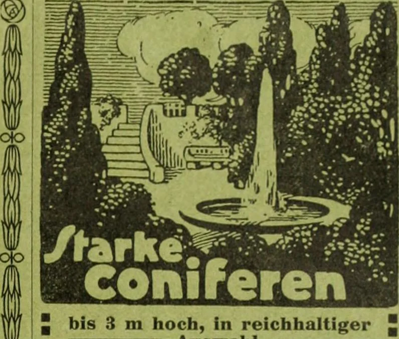 An illustration from Die Gartenkunst, 1899, leaf 356