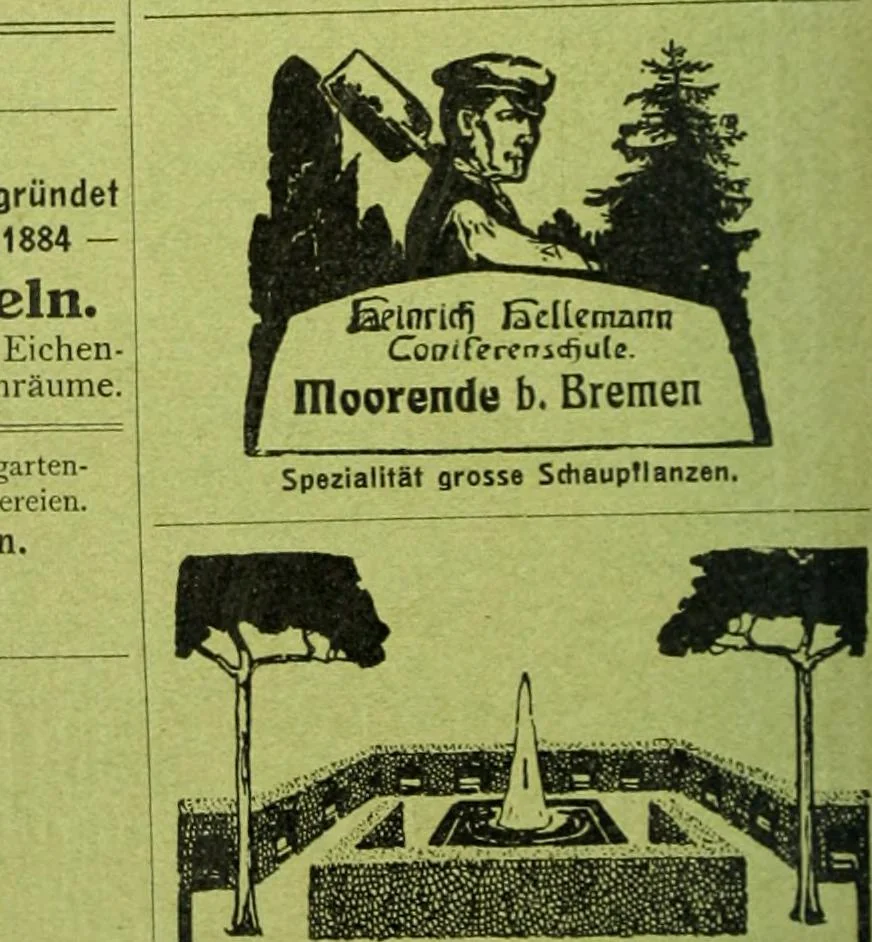An illustration from Die Gartenkunst, 1899, leaf 363