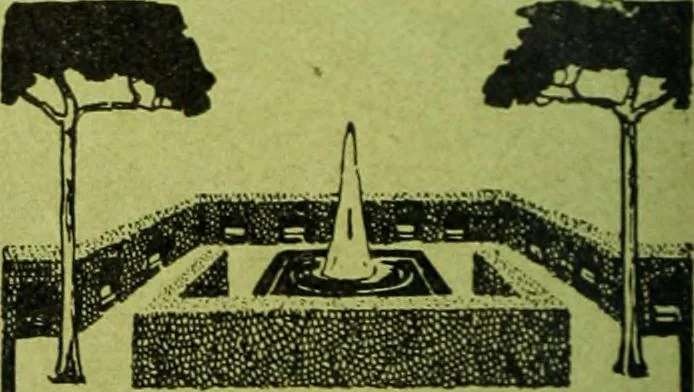 An illustration from Die Gartenkunst, 1899, leaf 387