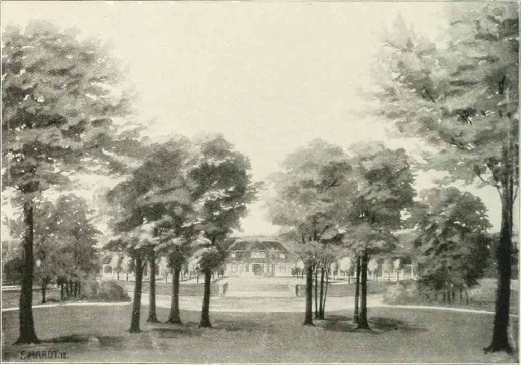 An illustration from Die Gartenkunst, 1899, leaf 389