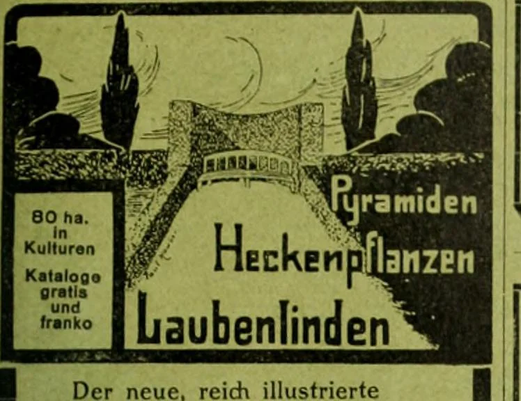 An illustration from Die Gartenkunst, 1899, leaf 404