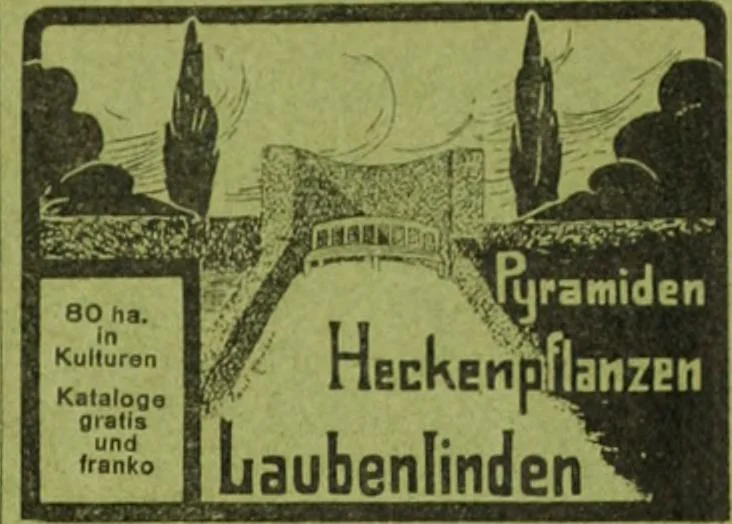 An illustration from Die Gartenkunst, 1899, leaf 410