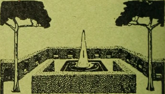 An illustration from Die Gartenkunst, 1899, leaf 411
