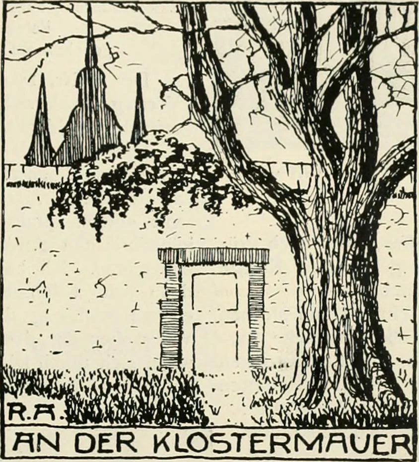 An illustration from Die Gartenkunst, 1899, leaf 412