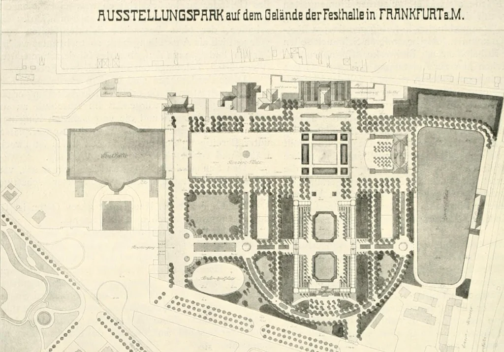 An illustration from Die Gartenkunst, 1899, leaf 439