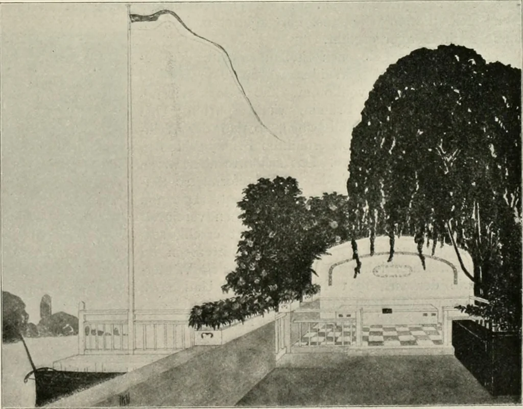 An illustration from Die Gartenkunst, 1899, leaf 44