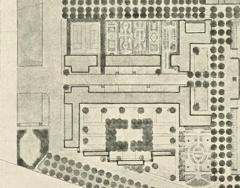 An illustration from Die Gartenkunst, 1899, leaf 441