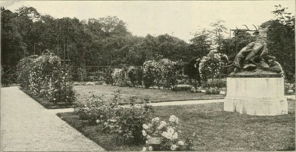 An illustration from Die Gartenkunst, 1899, leaf 449
